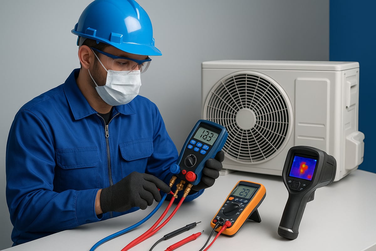 Herramientas y Equipos Esenciales para Técnicos de Aire Acondicionado