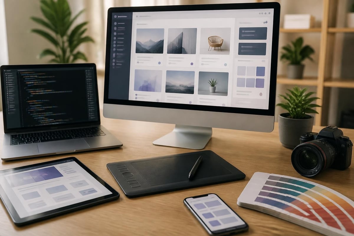 Website design technology stack