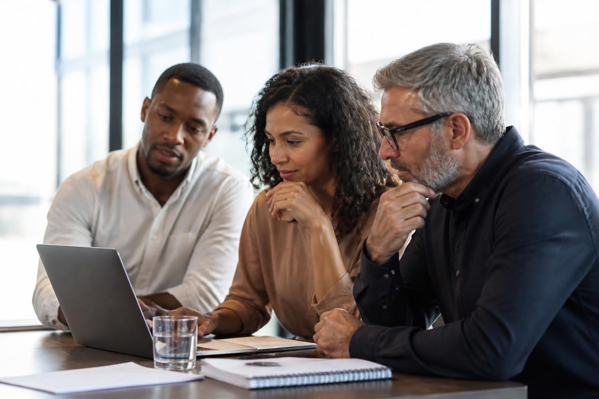 Sales team skill development matrix