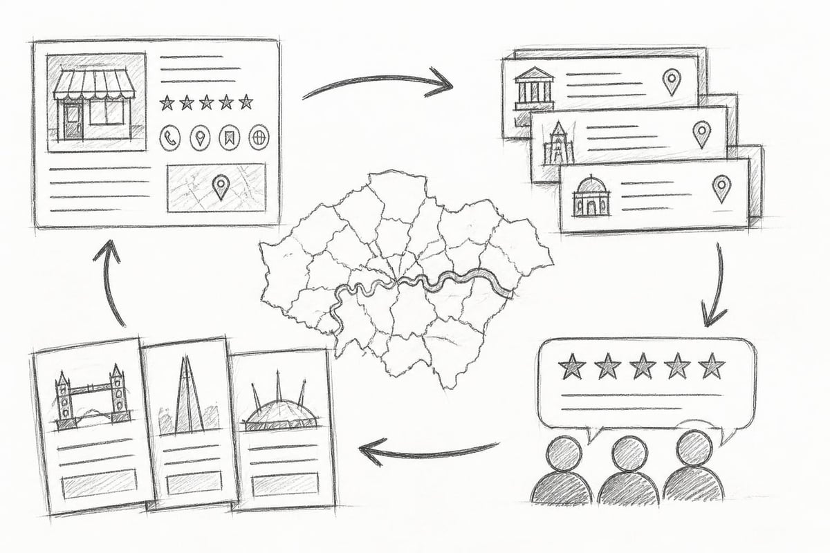 Local SEO workflow for London businesses