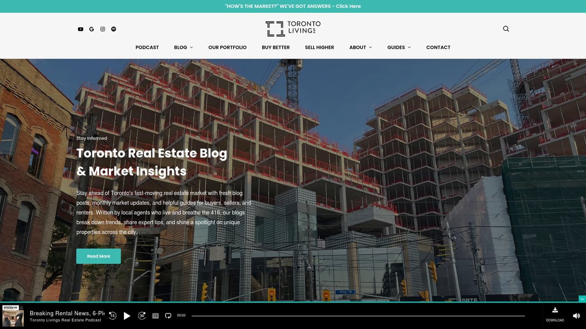 7 Must-Read Toronto Real Estate Blog Picks for 2025 - Toronto Livings Blog