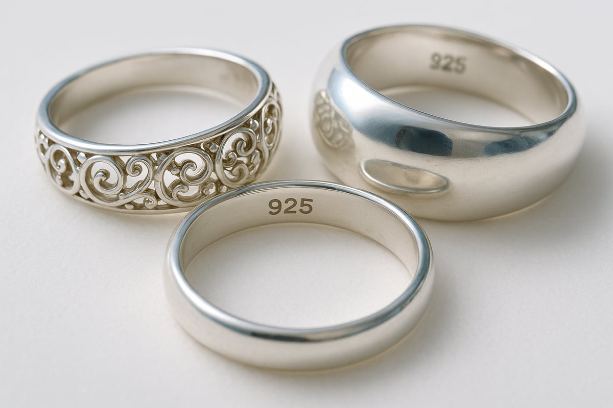 Hallmarks of Quality: How to Identify Genuine Sterling Silver Rings
