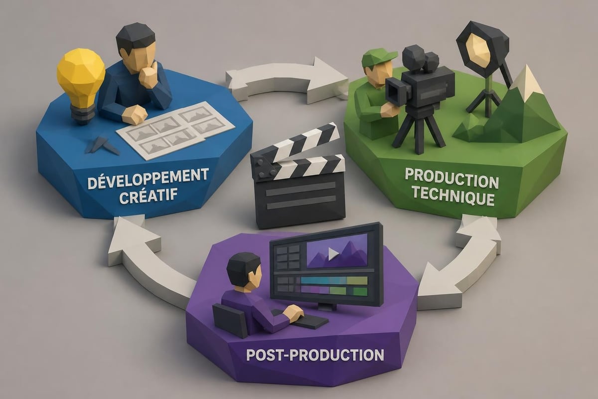 Workflow de production audiovisuelle