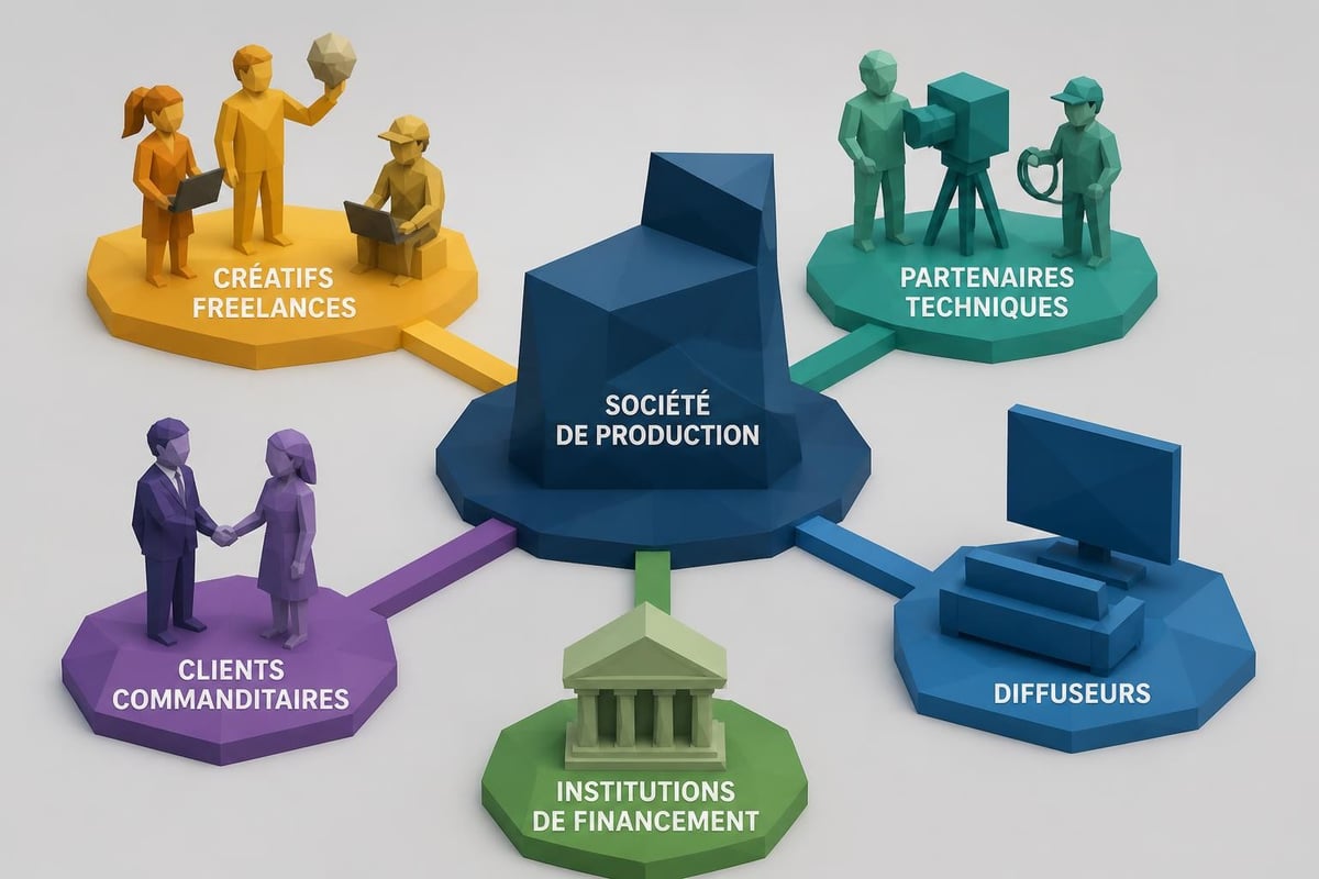 Réseau collaboratif de production