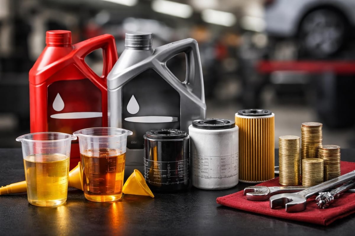 Oil service cost components