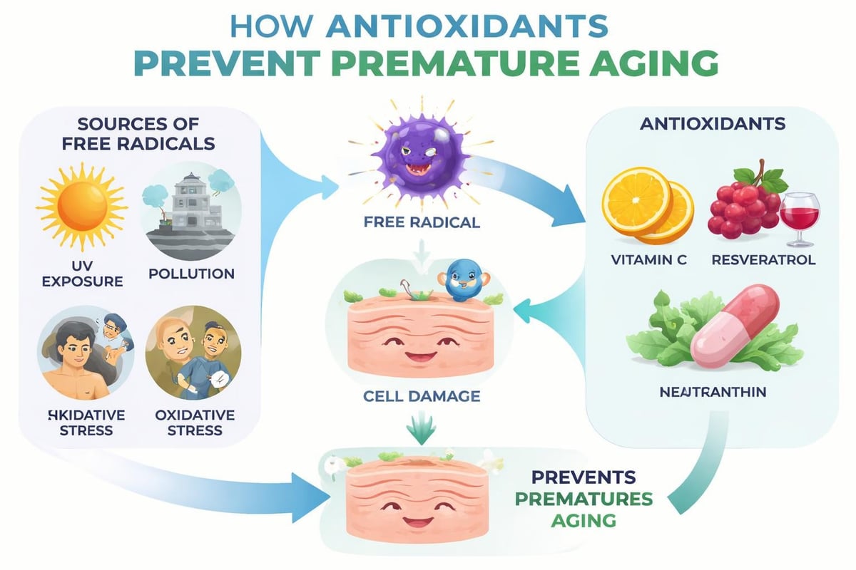Antioxidant mechanisms in skin