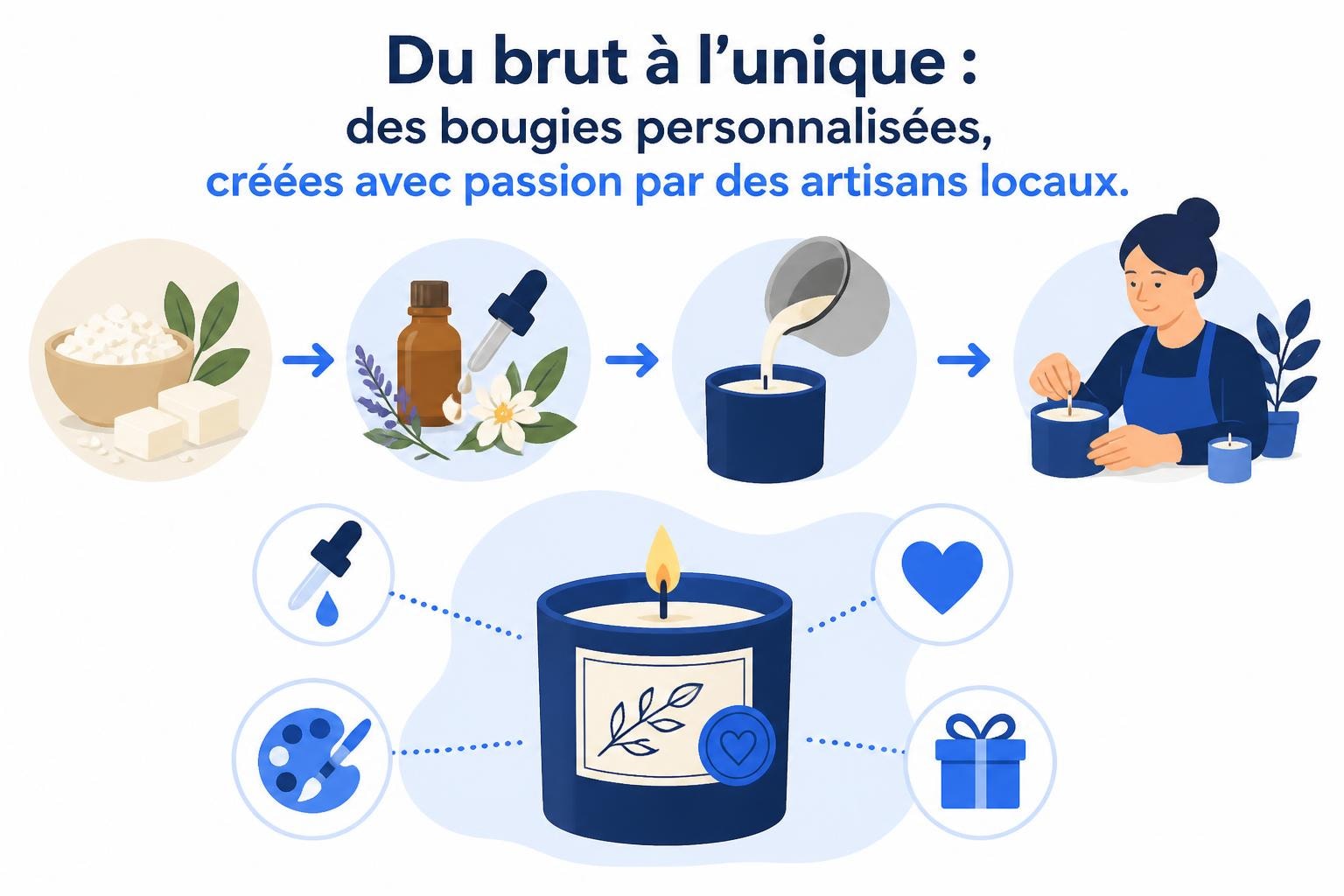 Bougies personnalisées : guide complet pour 2026