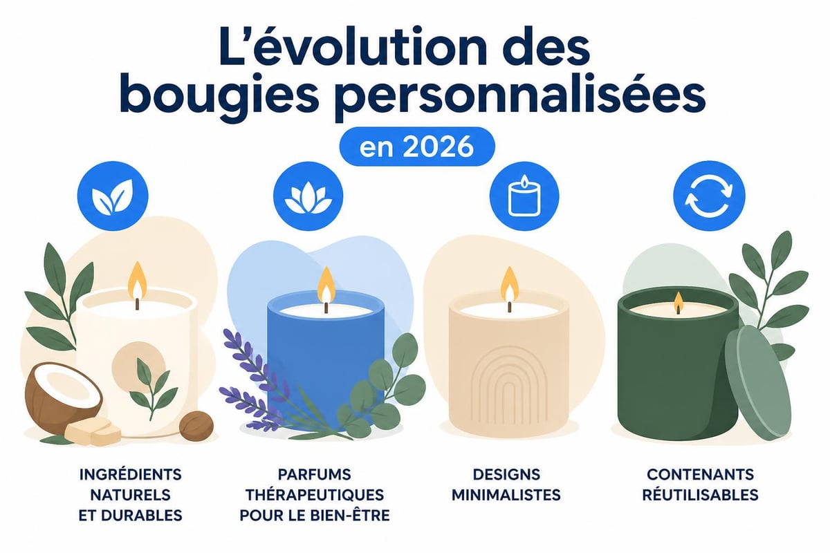 Tendances actuelles bougies artisanales