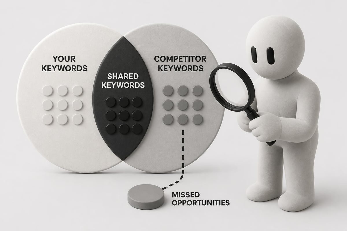 Competitor keyword gap analysis