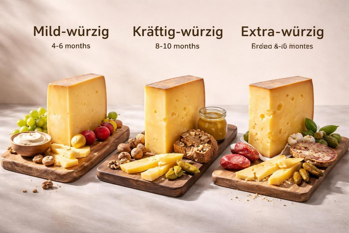 Würzige Käsesorten Vergleich