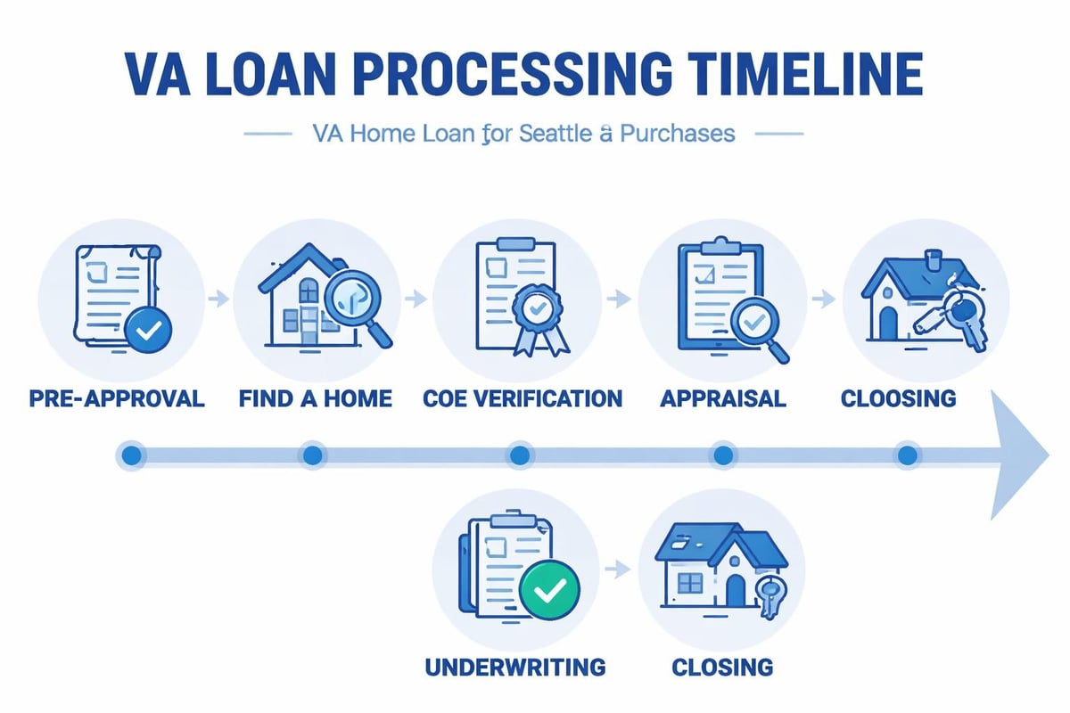 VA loan timeline comparison