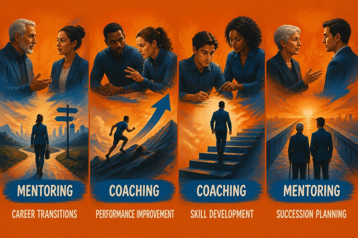 Mentoring vs coaching applications
