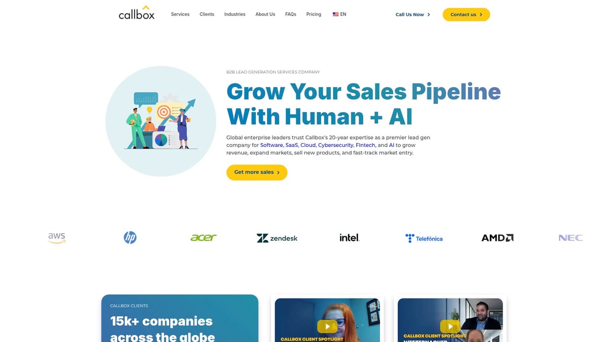 10 Essential Top Lead Generation Companies to Watch in 2025 - Callbox