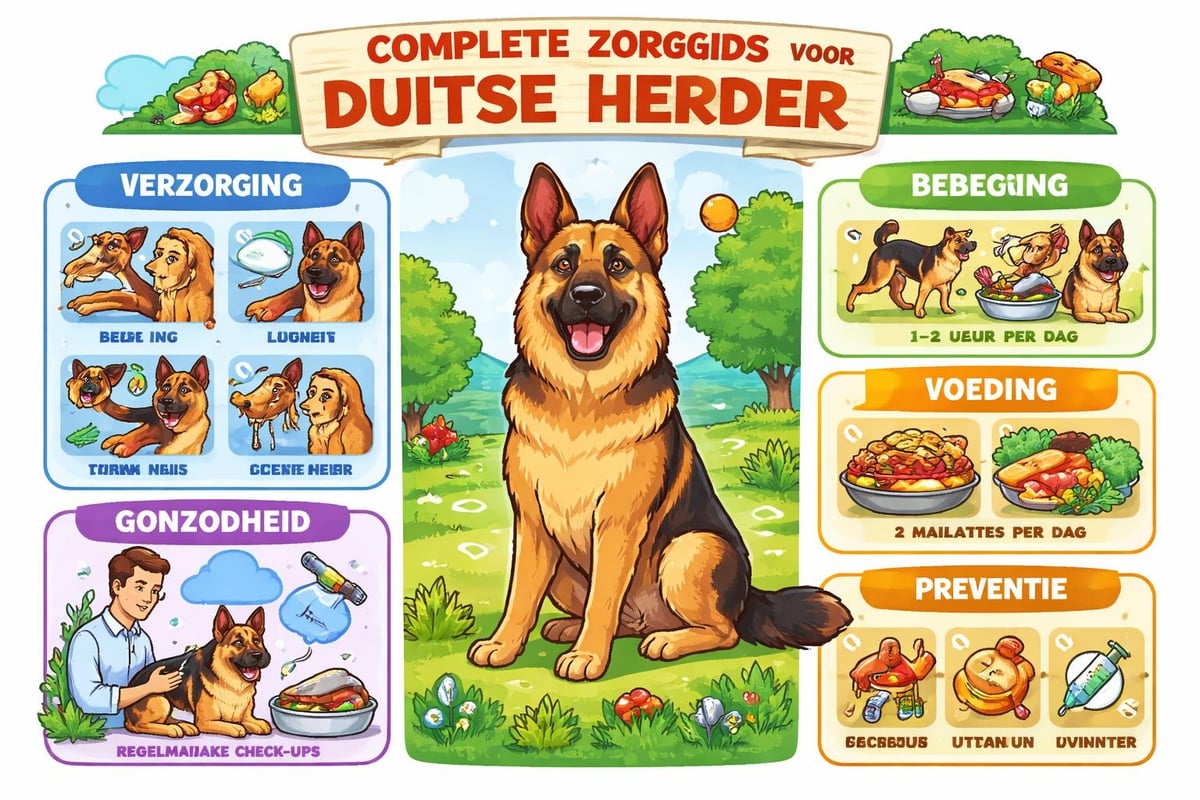 Duitse herder verzorging