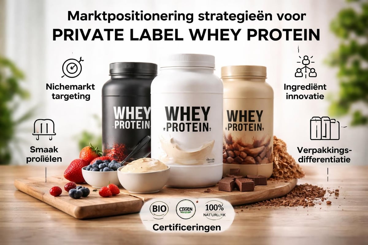 Whey protein differentiatie strategieën