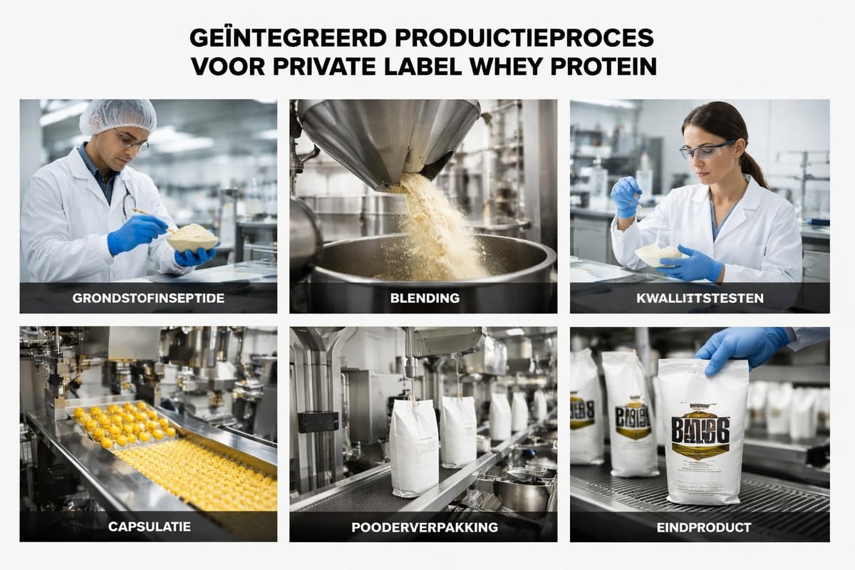 Whey protein productie workflow