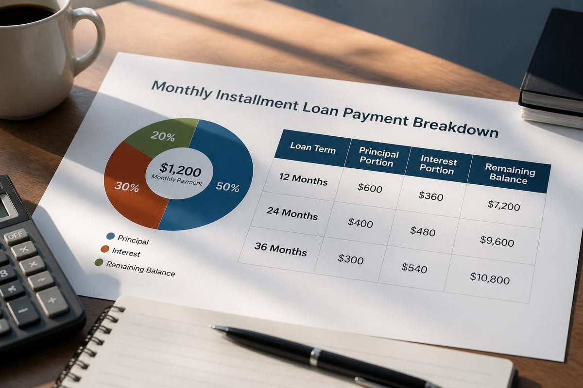 Installment loan payment structure