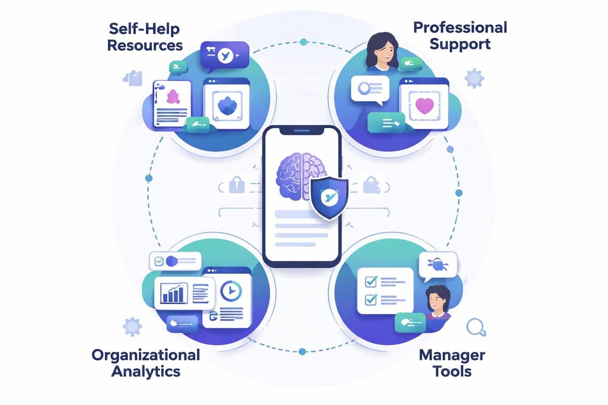 Digital mental health ecosystem
