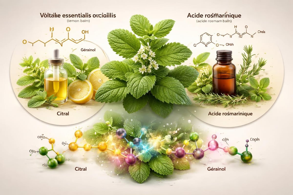 Composition chimique de la mélisse