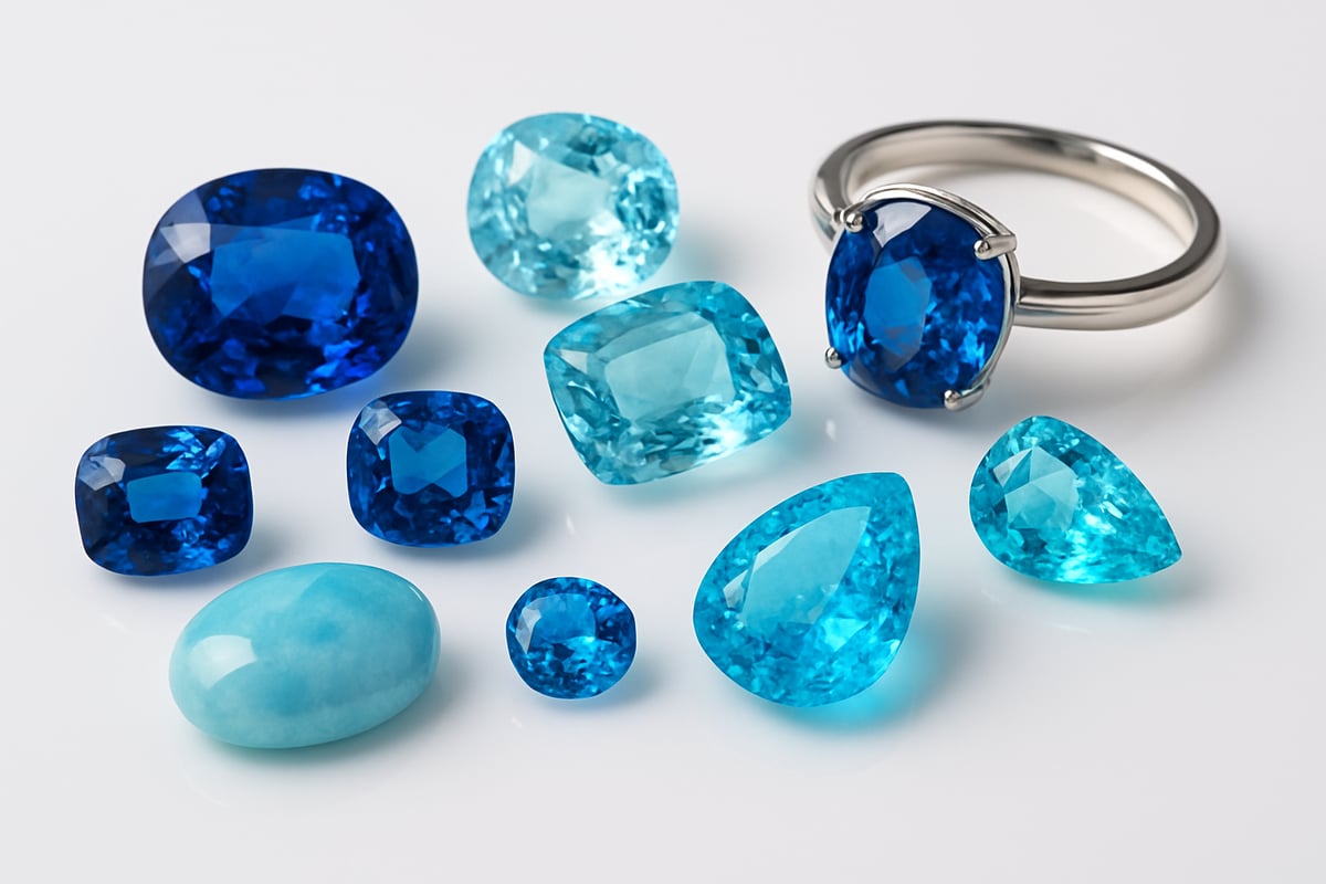 The Allure of Blue Gemstones: Rarity, Symbolism & Trends