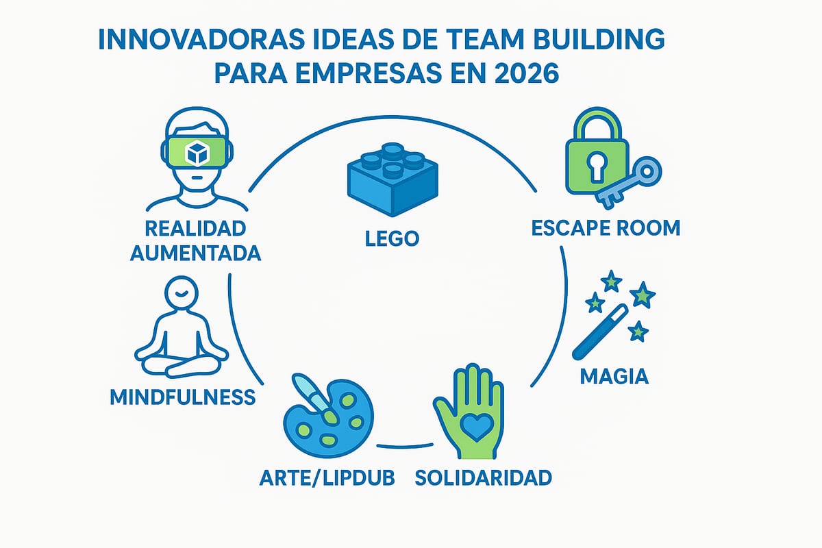 8 Ideas Innovadoras de Team Building para Empresas en 2026