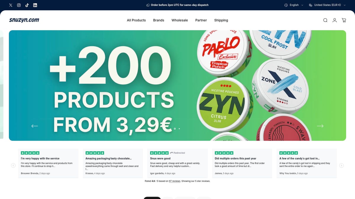 Top 7 ZYN Alternatives to Try in 2025 - Snuzyn Nicotine Pouches