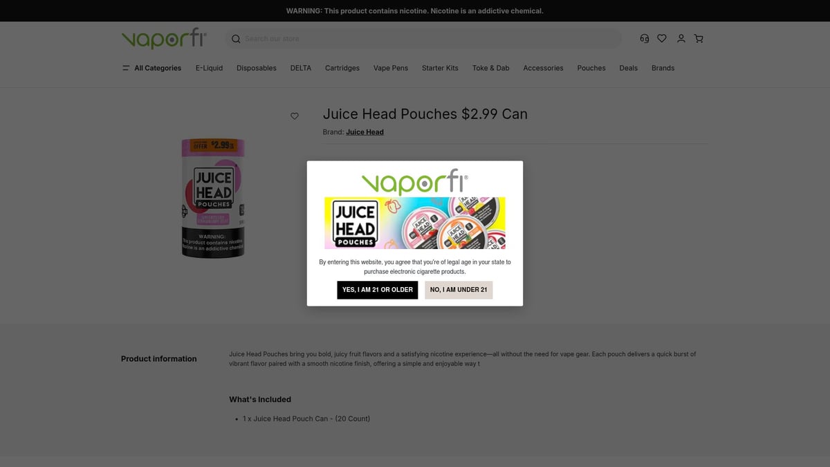 Top 7 ZYN Alternatives to Try in 2025 - Juice Head ZTN Nicotine Pouches