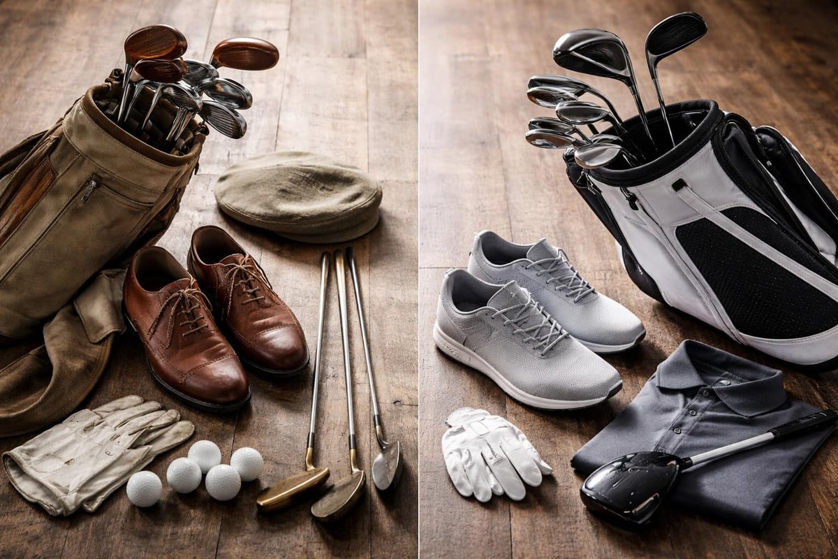 Golf equipment and apparel evolution