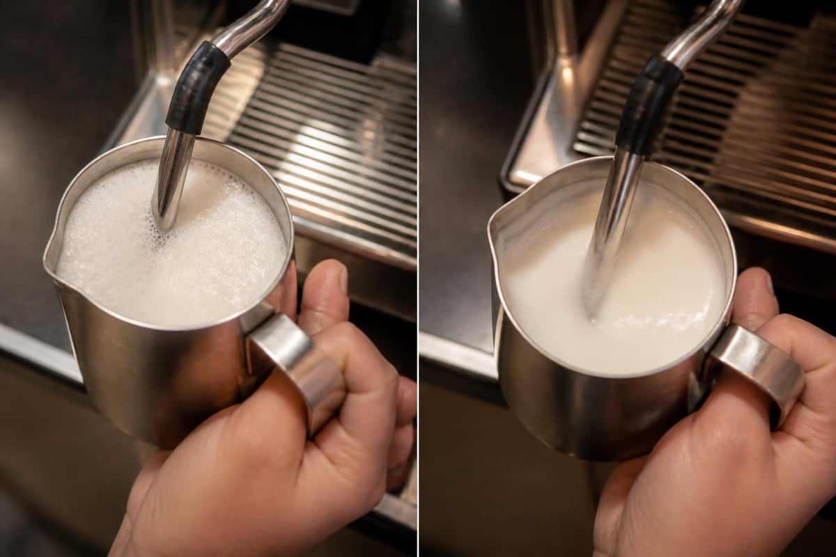Techniques de moussage du lait