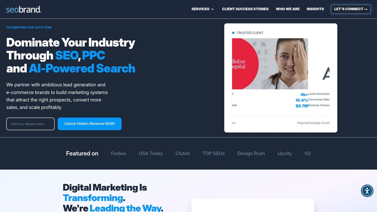 12 Leading Search Engine Optimization Agencies to Watch in 2026 - SEO Brand