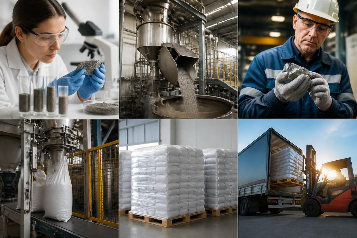 Lubricant production workflow