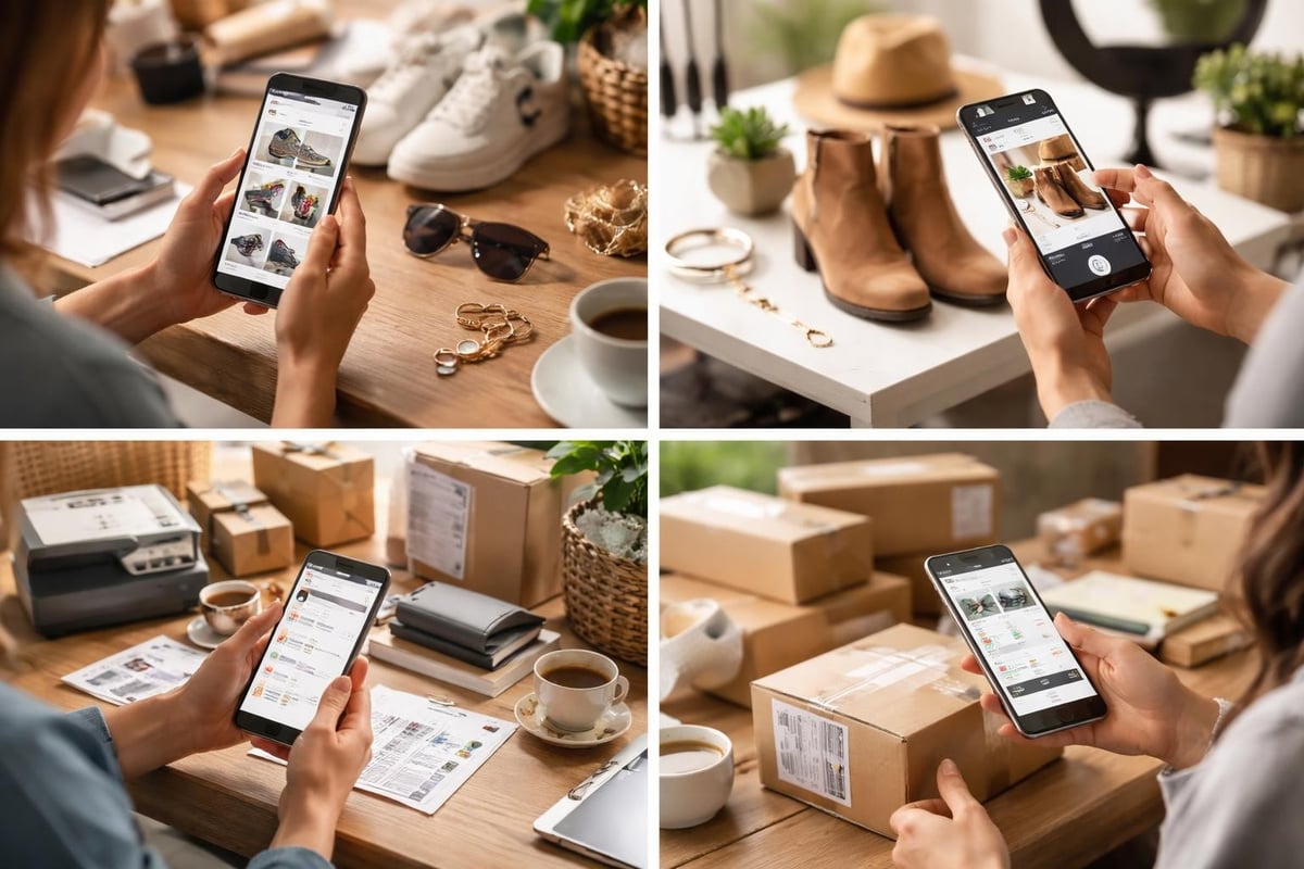 E-commerce mobile workflow