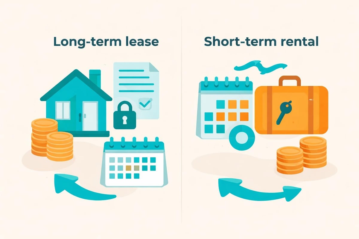 Long-term vs short-term rental comparison