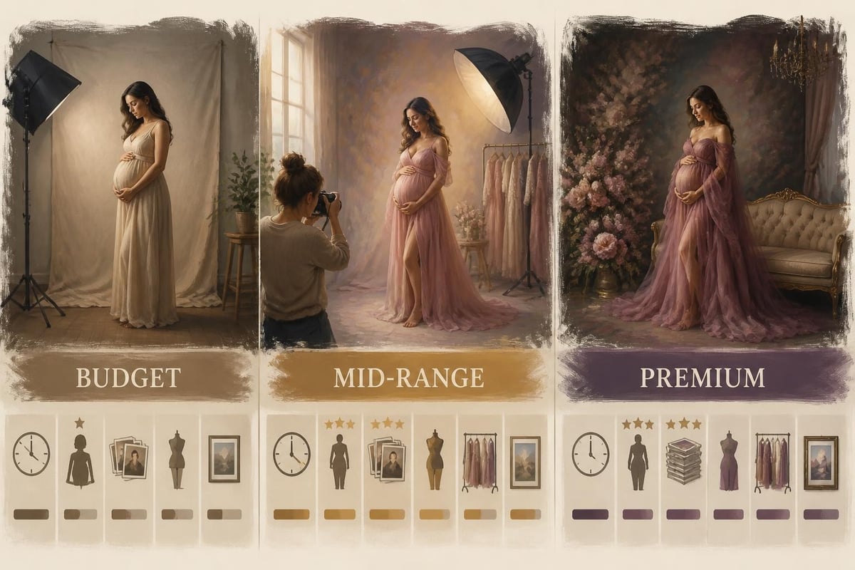 Maternity photography value comparison