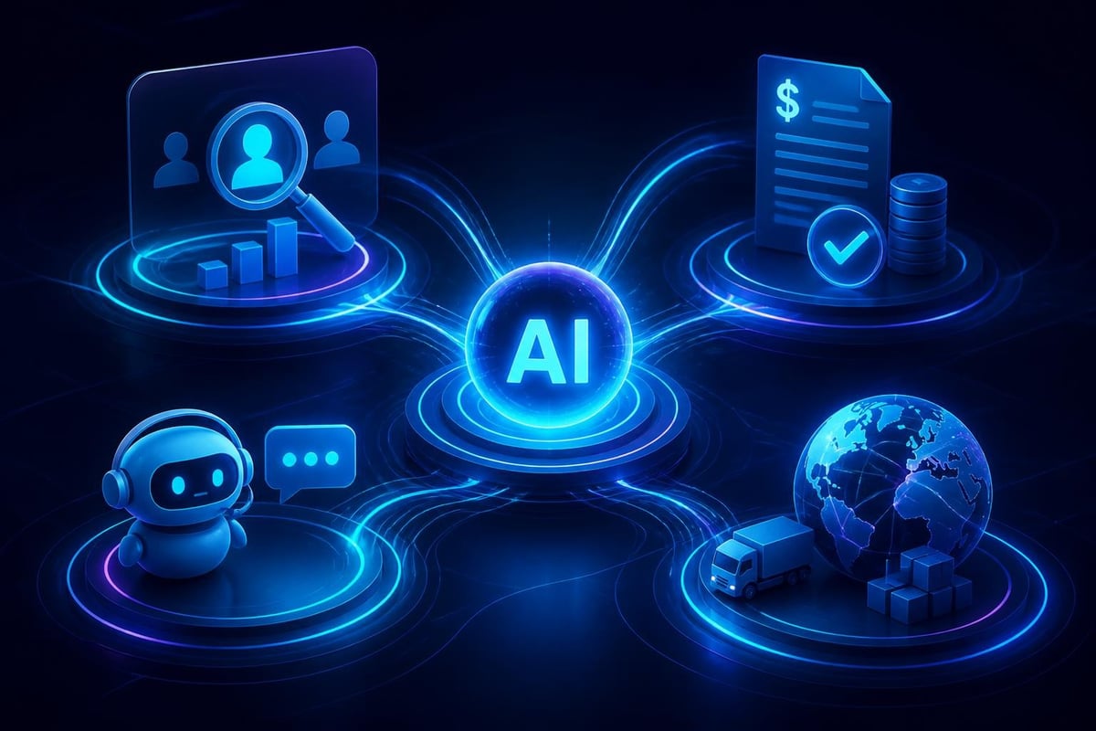 AI workplace integration across departments