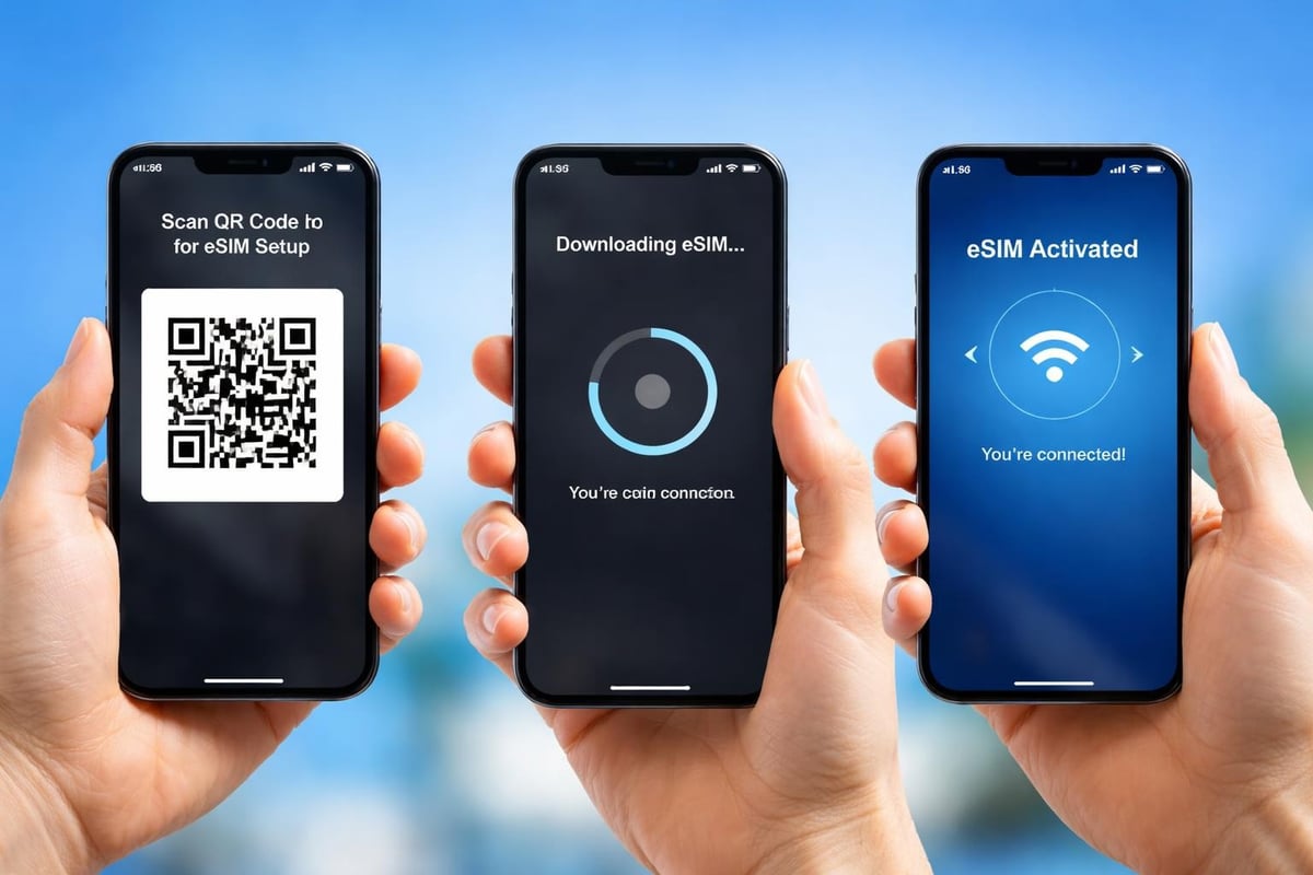 Maya eSIM instant activation process