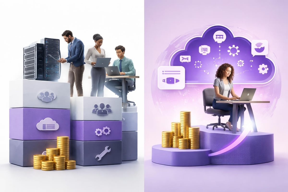 Cost comparison traditional AI vs AIaaS