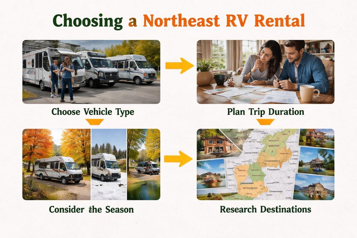 RV rental planning process