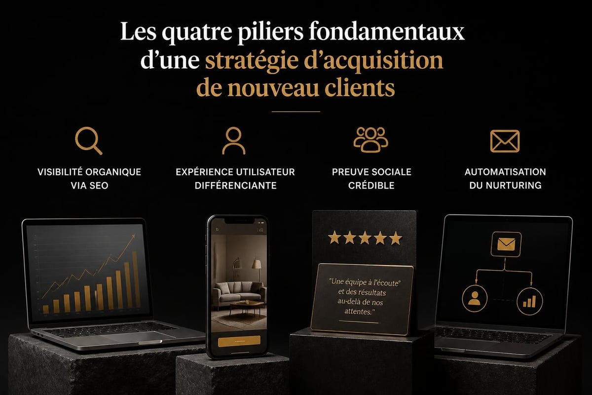 Piliers stratégie acquisition