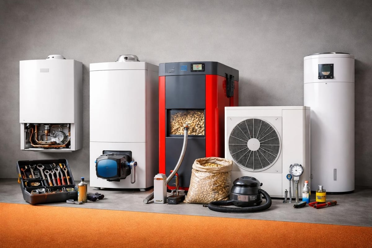 Types of heating systems