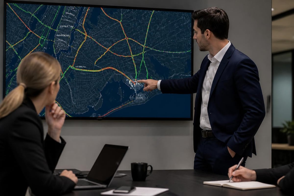 JFK transfer route optimization