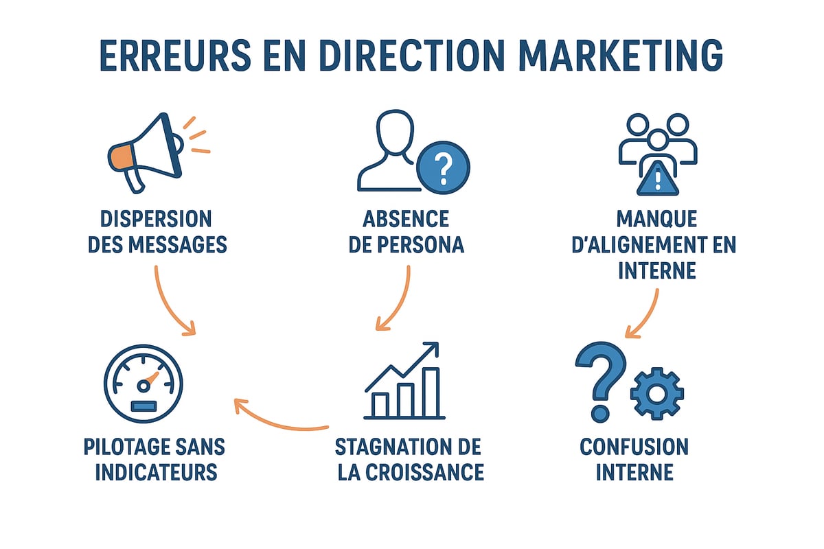 Les erreurs à éviter pour une direction marketing performante