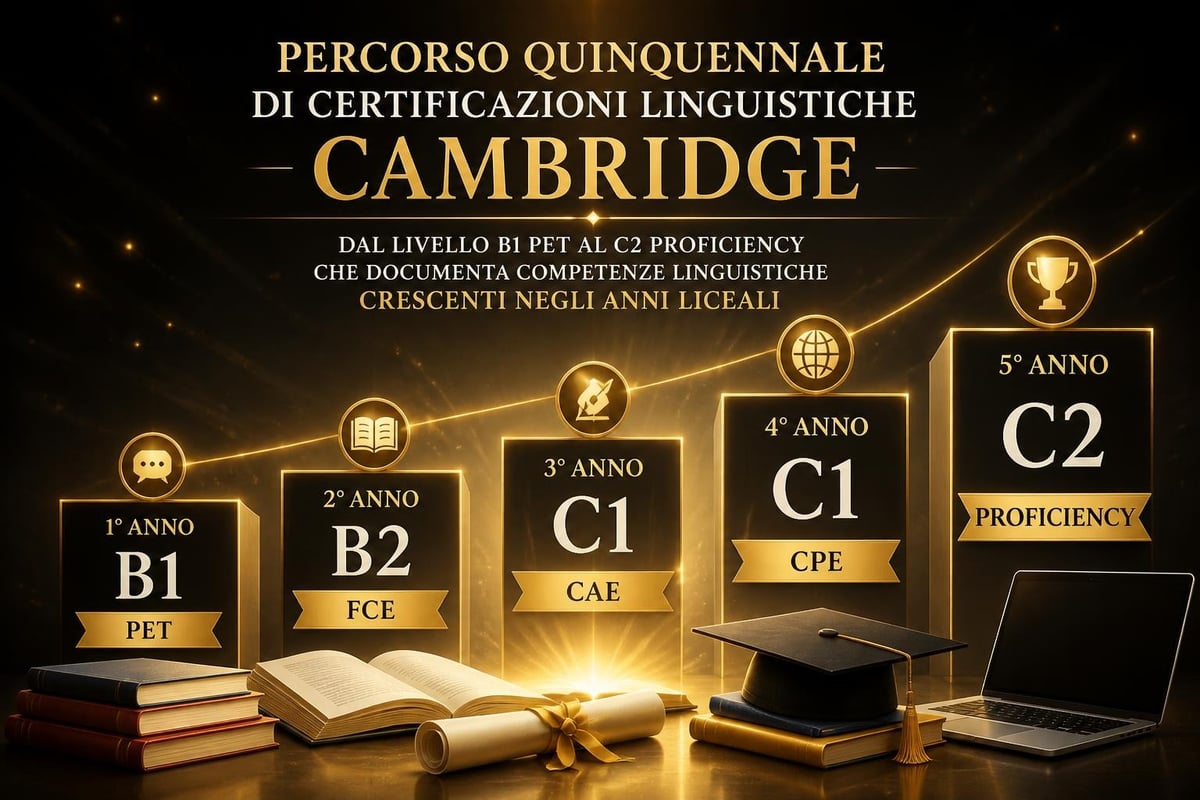 Progressione certificazioni Cambridge
