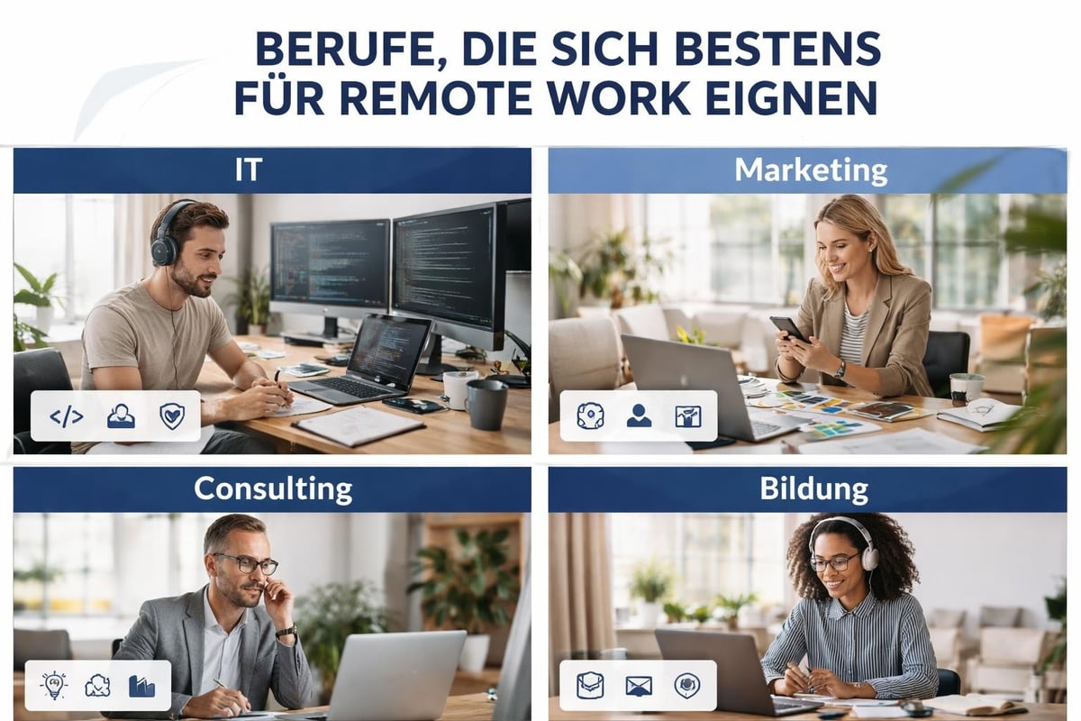 Remote-fähige Berufe