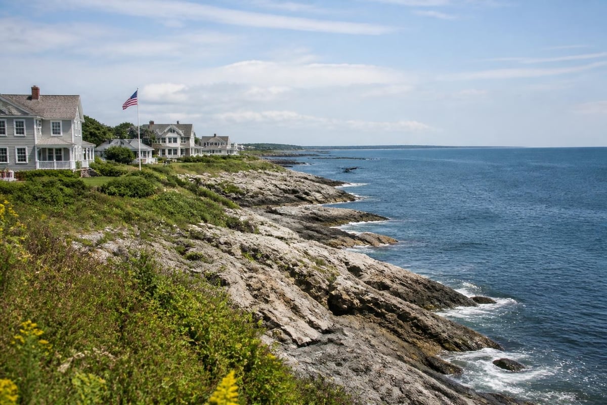 Maine coastal regions map