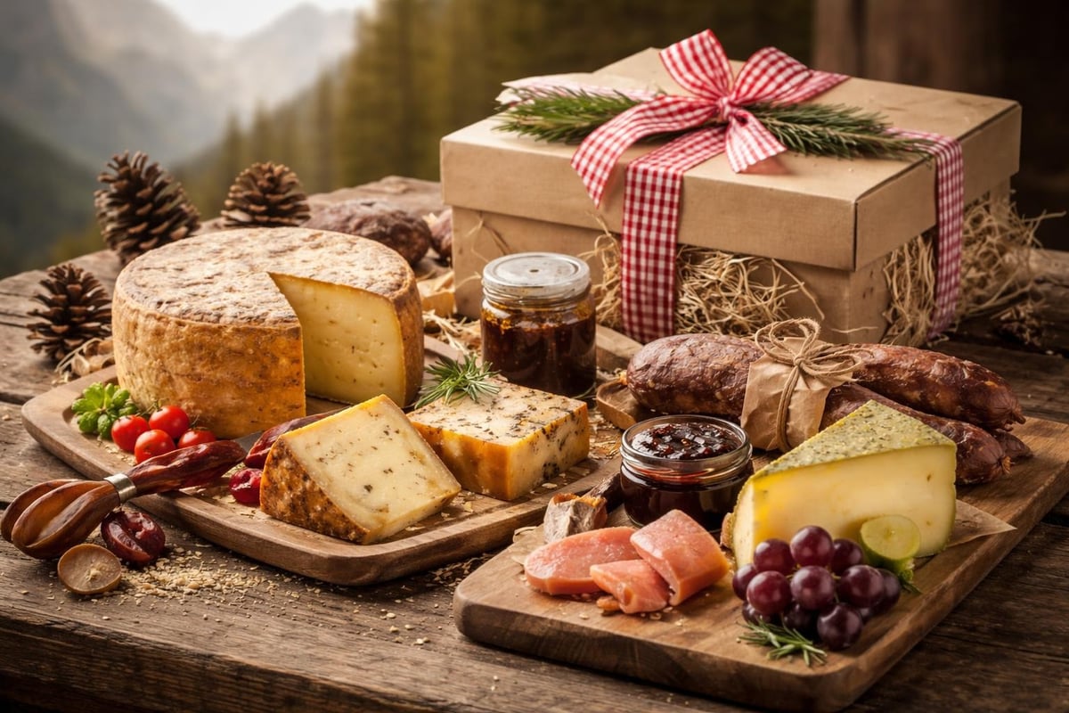 Käse als Geschenk-Konzept