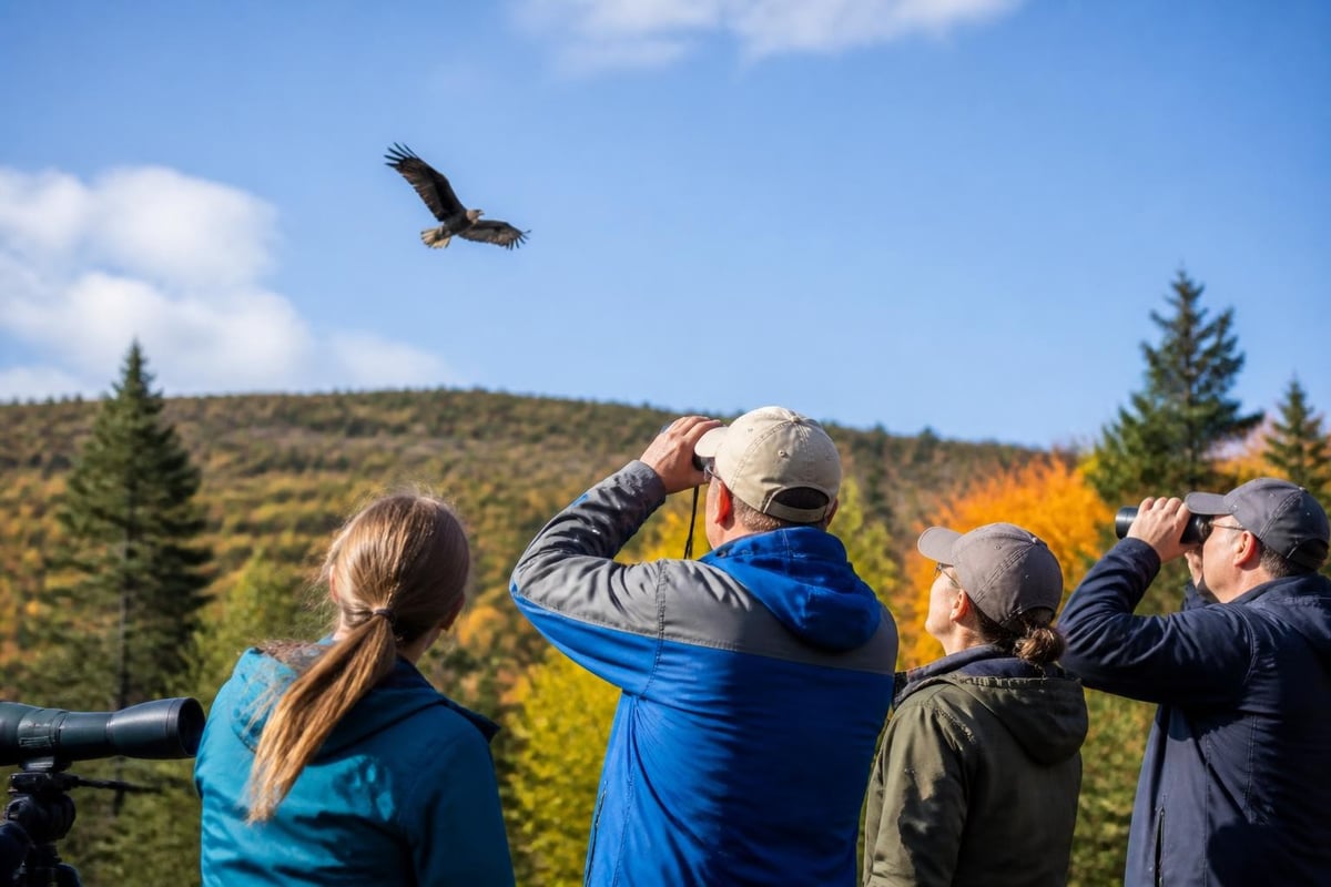 Raptor migration monitoring