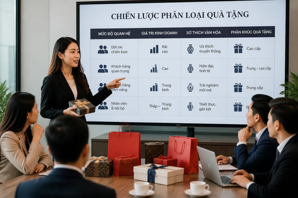 Phân loại đối tượng nhận quà