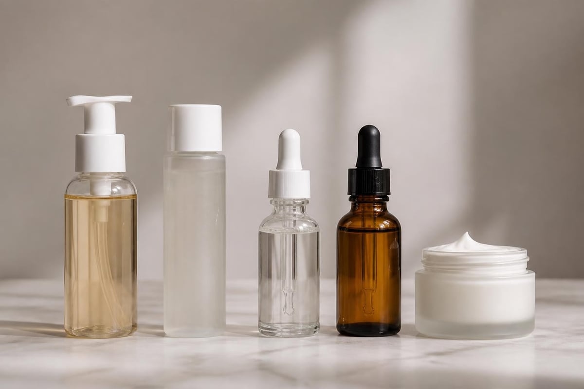 Skincare product layering