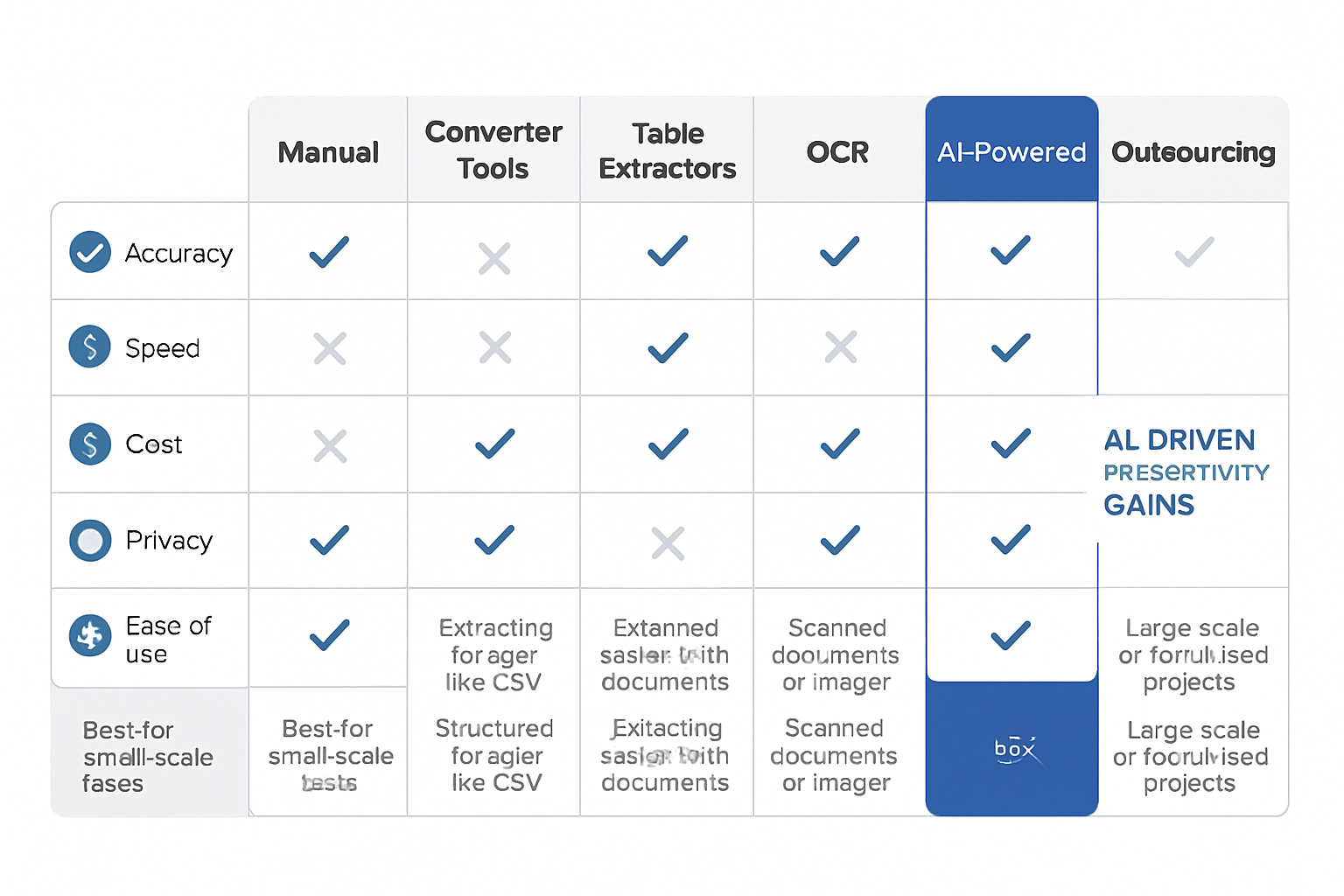 Comparing the 7 PDF Data Extraction Methods